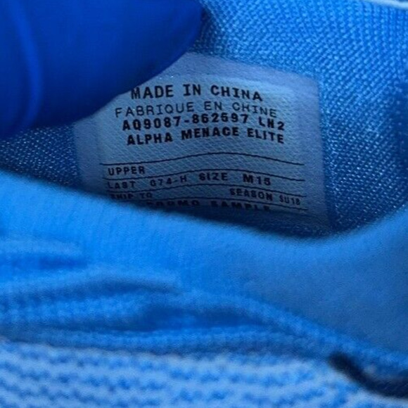 Nike Air Jordan Alpha Menace Elite UNC North Carolina Football Cleats Mens 15 main image 4